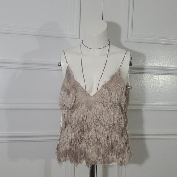 Zara Premium Collection Retro Roaring 20's style Flapper V-neck Cami Top - Picture 8 of 16